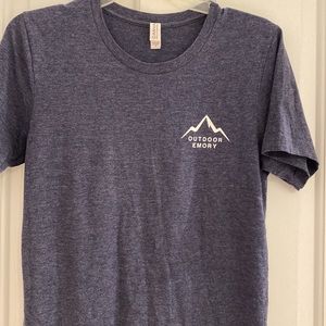 OUTDOOR Camping Graphic crew neck short sleeve T shirt EMORY University